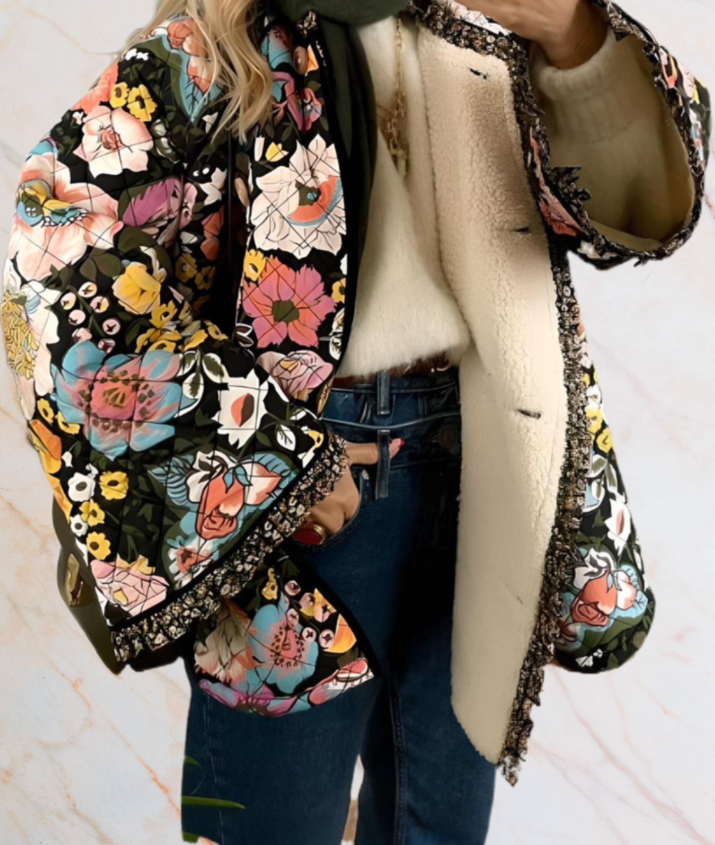 Chaqueta Recta con Ajuste Amplio para Mujer | Ideal para Primavera, Otoño e Invierno