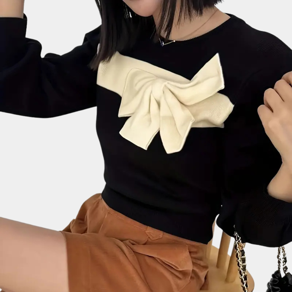 Jersey de Mujer con Nudo en el Frente y Corte Slim Fit | Ideal para Uso Diario