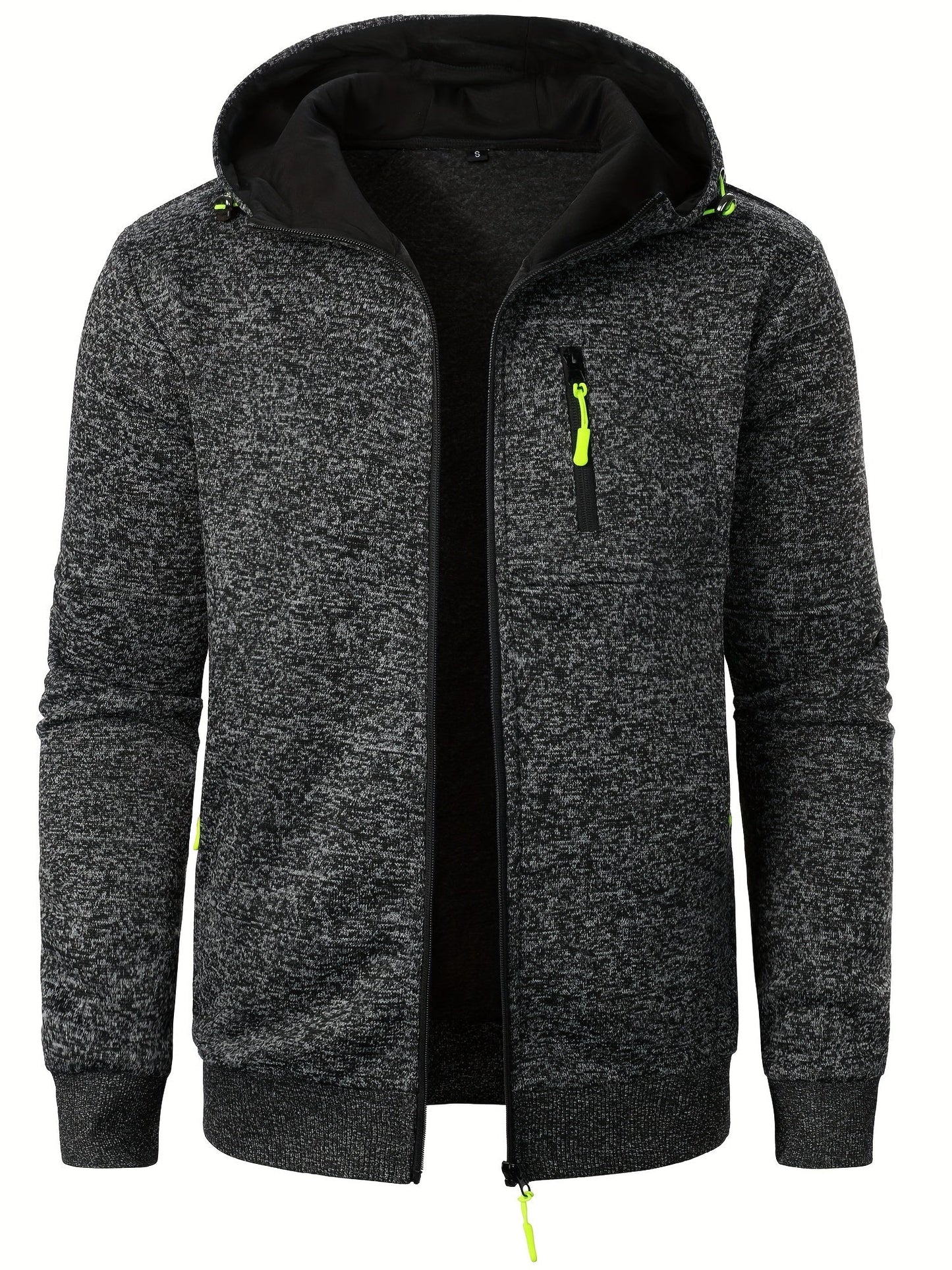 Chaqueta con Capucha y Cierre de Cremallera para Hombre | Ideal para Uso Diario