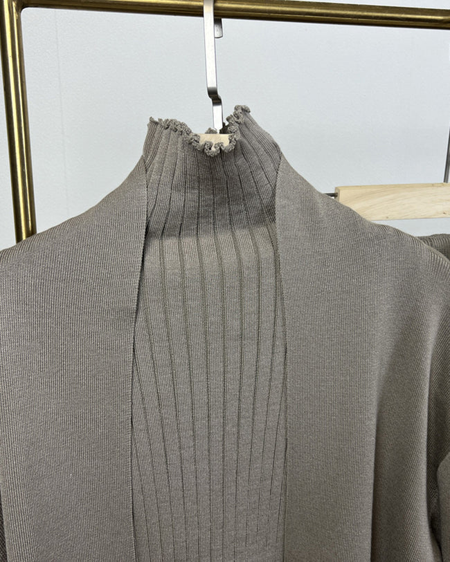 Conjunto Tres Piezas Para Mujer: Top, Pantalón y Abrigo Largo | Ideal Para Ocasiones Formales