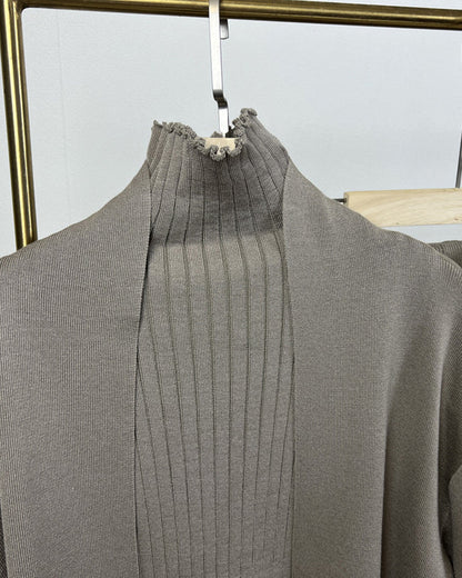 Conjunto Tres Piezas Para Mujer: Top, Pantalón y Abrigo Largo | Ideal Para Ocasiones Formales