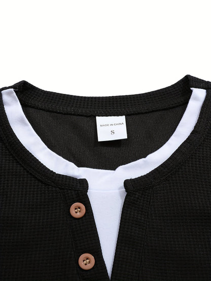 Polo De Manga Larga Con Apertura De Botones Y Bolsillos Para Hombre | Ideal Para Uso Diario