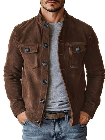 Chaqueta con Bolsillos Funcionales para Hombre | Ideal para Uso Diario