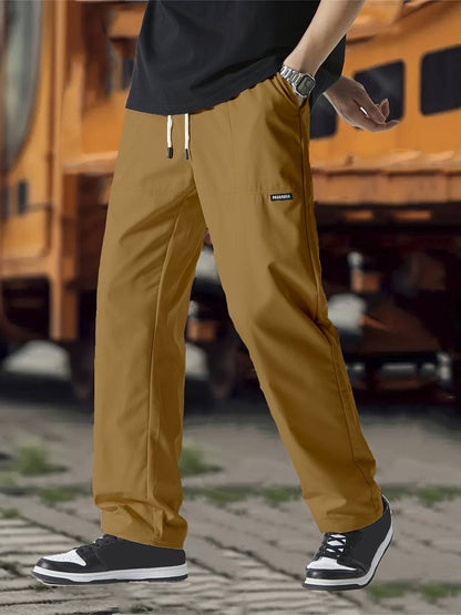 Pantalón con Cintura Elástica y Cordón Ajustable para Hombres | Ideal para Uso Diario y Salidas Informales