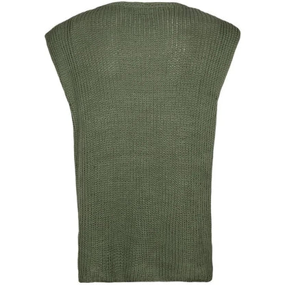 Jersey Sin Mangas De Punto Para Hombre | Ideal Para Superposición Y Uso Informal