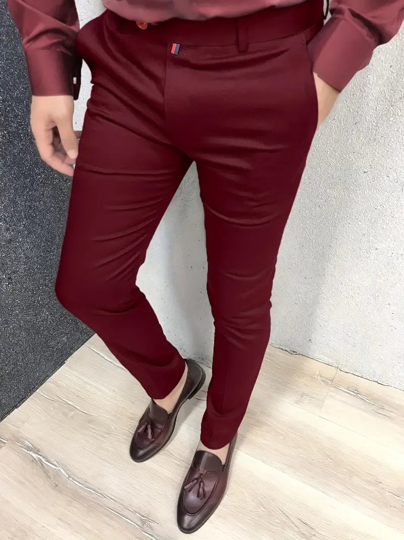 Pantalones de Corte Entallado para Hombre | Ideales para Eventos Formales y Profesionales