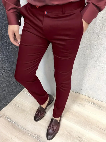 Pantalones de Corte Entallado para Hombre | Ideales para Eventos Formales y Profesionales
