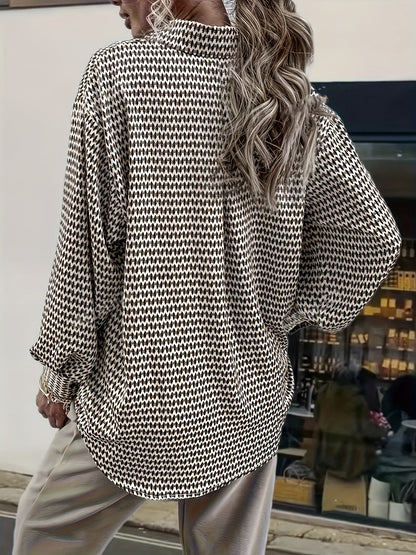 Blusa Con Corte Estructurado Y Detalles Integrados Para Mujer | Ideal Para Uso Diario Y Profesional