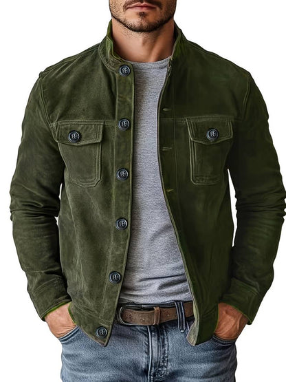 Chaqueta con Bolsillos Funcionales para Hombre | Ideal para Uso Diario