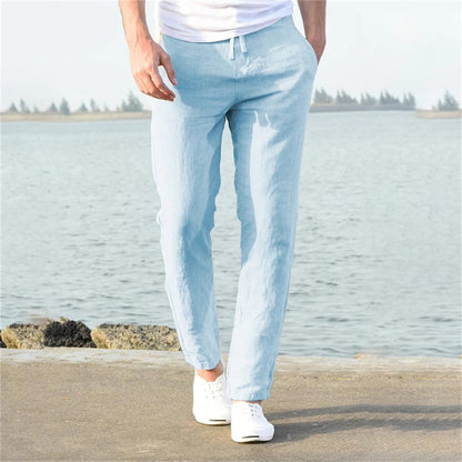 Pantalón con Cintura Elástica y Cordón Ajustable para Hombre | Ideal para Uso Diario y Ocio