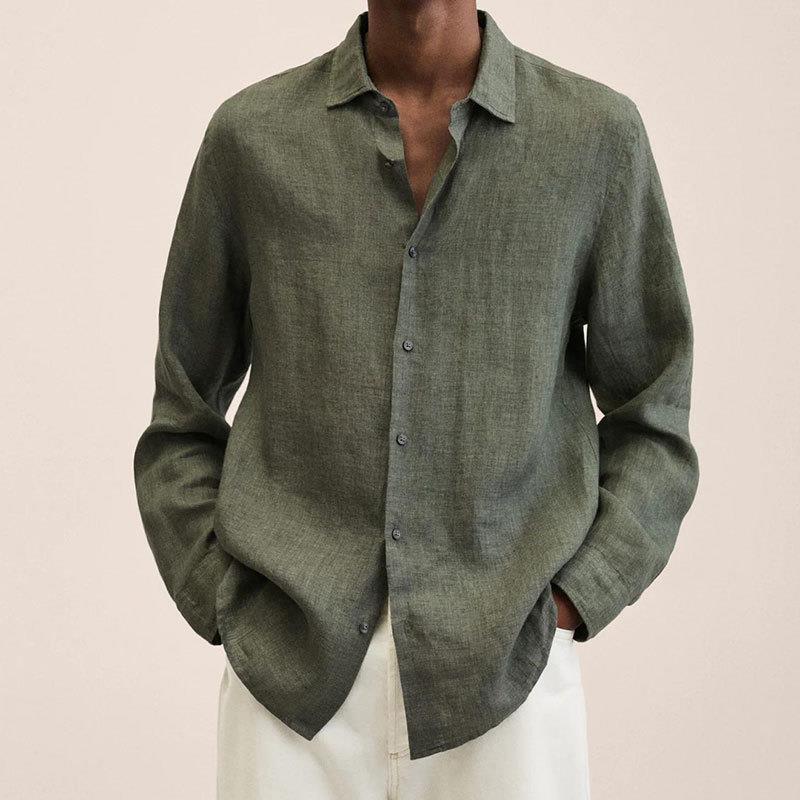 Camisa Con Corte Clásico Para Hombre | Ideal Para Trabajo Y Uso Diario