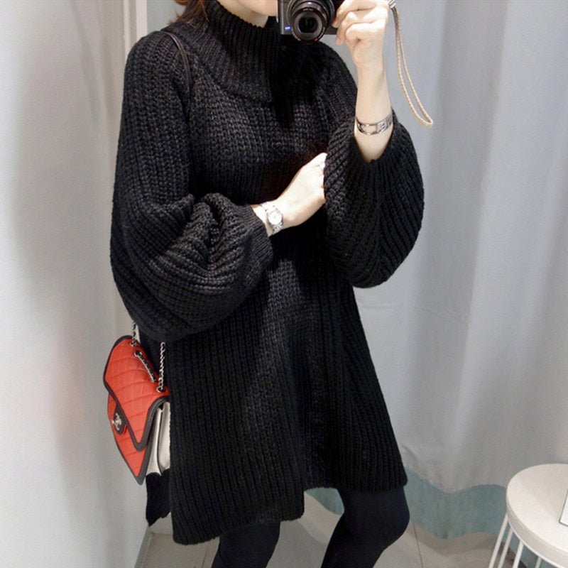 Pullover Largo Oversize De Talla Grande Para Mujer | Ideal Para Uso Diario