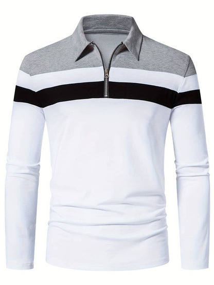 Polo de Hombre con Cremallera Frontal para Uso Diario | Ideal para Contextos Informales y Semi-Formales