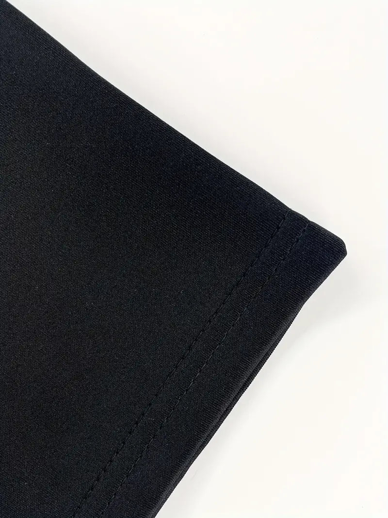 Pantalón Casual de Corte Recto y Amplio con Cintura Elástica para Hombre | Ideal para Uso Diario