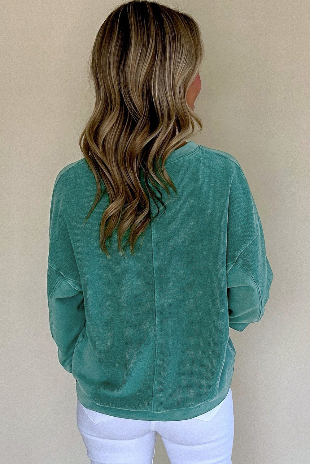 Sudadera De Manga Larga Con Corte Amplio Para Mujer | Ideal Para Uso Diario