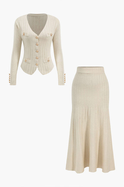 Conjunto de Tres Piezas con Blazer, Chaleco y Falda para Mujer | Ideal para Uso Diario y Profesional