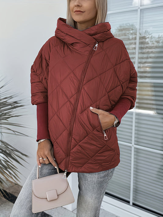 Chaqueta Con Capucha Y Cierre De Cremallera Para Mujer | Ideal Para Actividades Diarias Y Exterior
