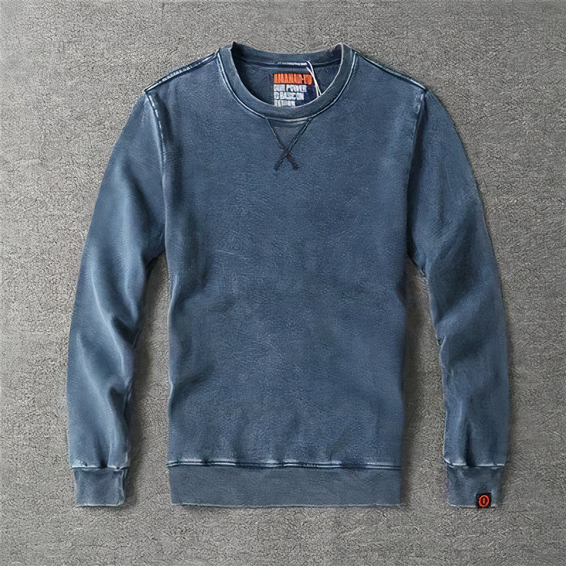 Jersey De Manga Larga Con Corte Suelto Para Hombre | Ideal Para Uso Diario Informal Y Semi-Formal