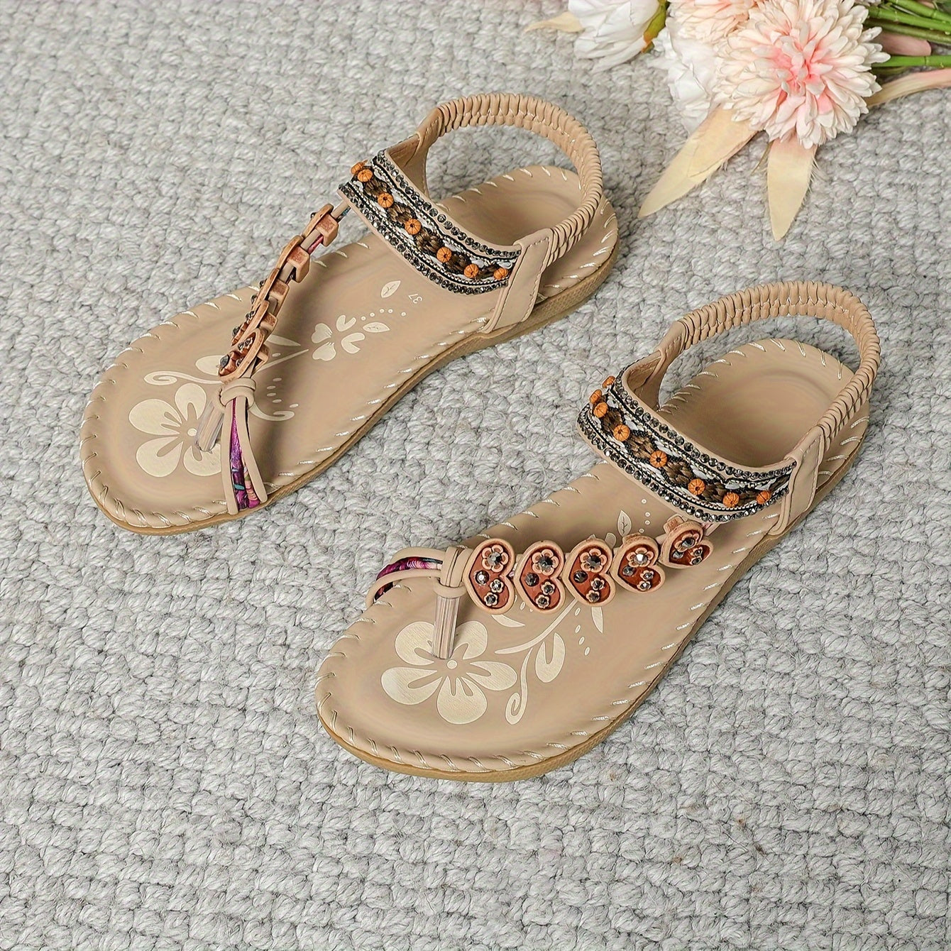 Sandalias Planas con Cierre de Tobillo para Mujer | Ideales para Uso Diario en Temporadas Cálidas