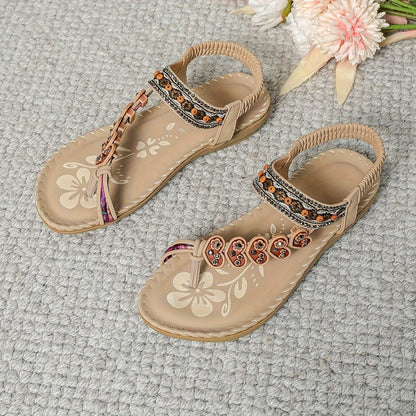 Sandalias Planas con Cierre de Tobillo para Mujer | Ideales para Uso Diario en Temporadas Cálidas