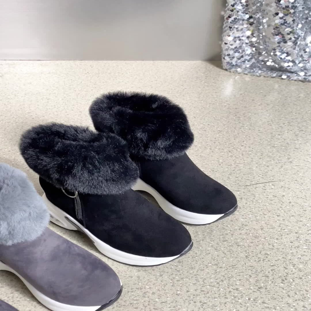 Botines Con Plataforma Y Cremallera Lateral Para Mujer | Ideal Para Uso Diario