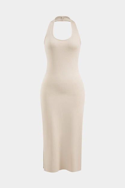 Conjunto Lounge De Dos Piezas Con Sudadera Con Capucha Y Vestido Midi Sin Mangas Para Mujer | Ideal Para Uso Diario