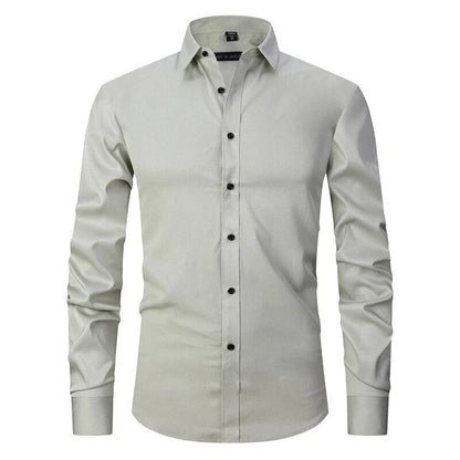 Camisa de Corte Versátil con Finition sin Pliegues para Hombre | Ideal para Uso Diario y Todas las Temporadas