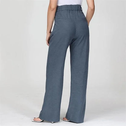 Pantalón Evasado Con Corte Ajustado En Cadera Para Mujer | Ideal Para Uso Diario Y Salidas