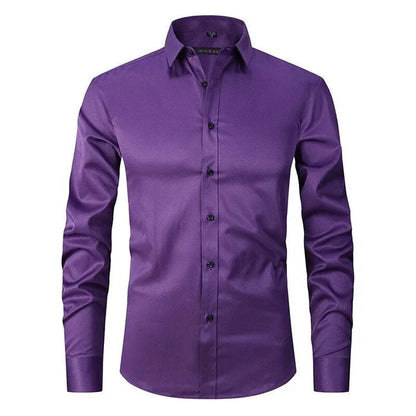 Camisa de Corte Versátil con Finition sin Pliegues para Hombre | Ideal para Uso Diario y Todas las Temporadas