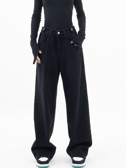 Pantalón Oversize con Piernas Anchas y Talle Alto para Mujer | Ideal para Uso Diario o Salidas Informales