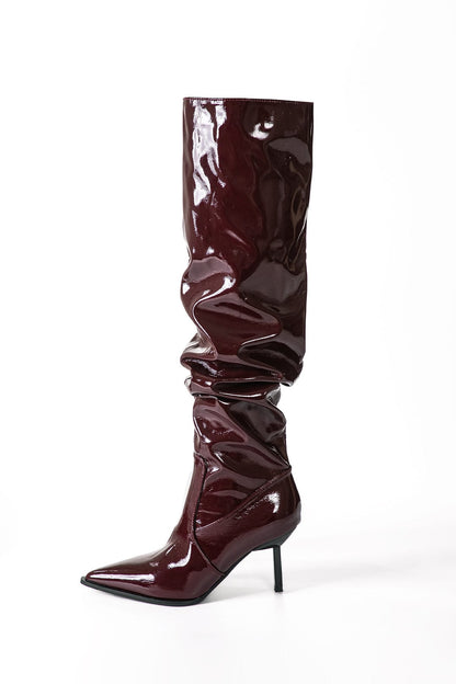 Botas Overknee Con Diseño Fruncido Para Mujer | Ideal Para Ocasiones Especiales