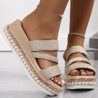 Sandalias Con Plataforma Para Mujer | Ideal Para Temporada Cálida
