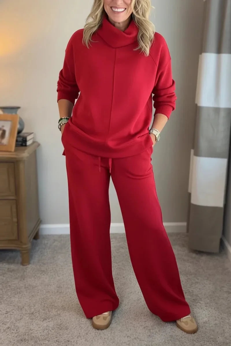Conjunto de Dos Piezas con Parte Superior y Pantalón para Mujer | Ideal para Actividades Diarias