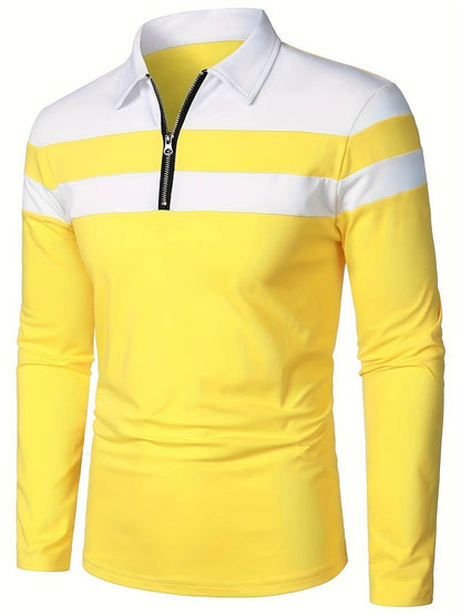 Polo de Hombre con Cremallera Frontal para Uso Diario | Ideal para Contextos Informales y Semi-Formales