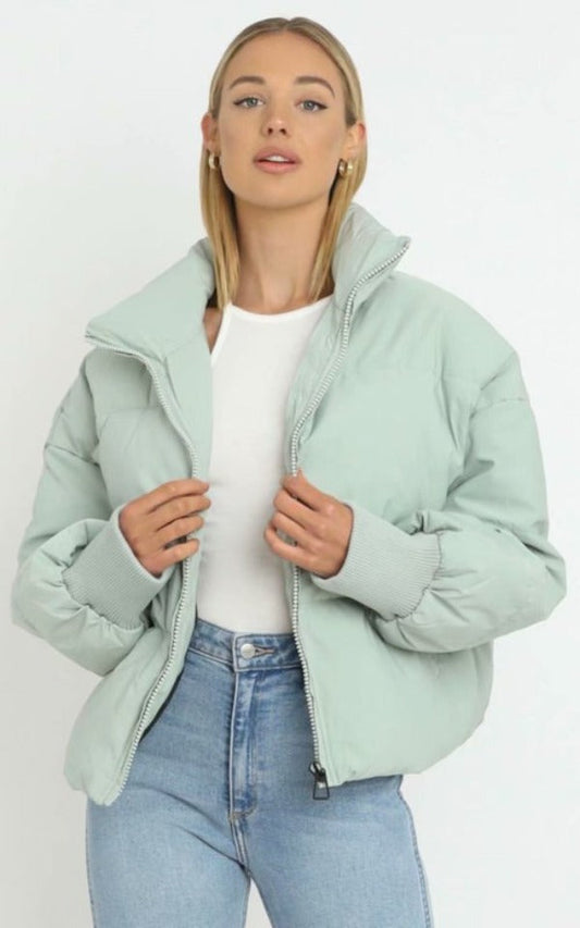 Chaqueta Acolchada Ligera Con Bolsillos Para Mujer | Ideal Para Uso Diario