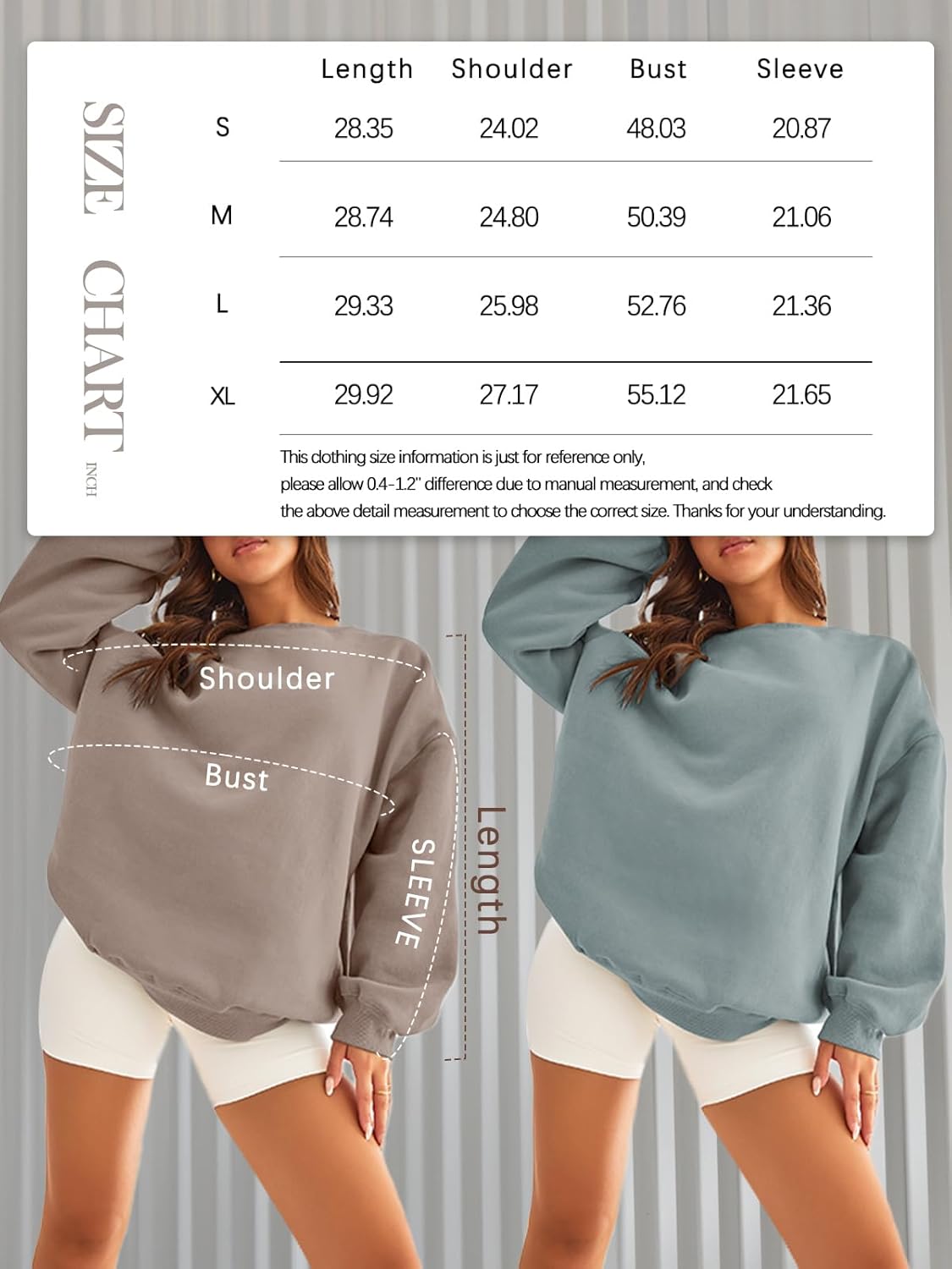 Pullover Oversize Con Corte Relajado Para Mujer | Ideal Para Uso Diario
