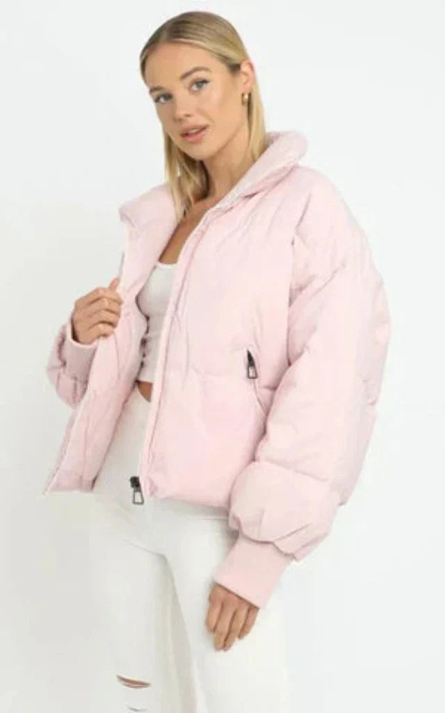 Chaqueta Acolchada Ligera Con Bolsillos Para Mujer | Ideal Para Uso Diario