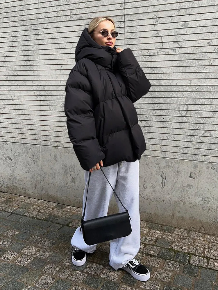 Chaqueta De Invierno Larga Con Capucha Para Mujer | Ideal Para Uso Diario En Invierno