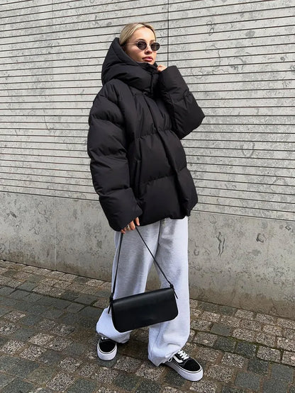 Chaqueta De Invierno Larga Con Capucha Para Mujer | Ideal Para Uso Diario En Invierno
