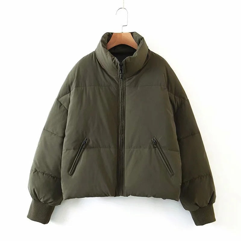 Chaqueta Acolchada Ligera Con Bolsillos Para Mujer | Ideal Para Uso Diario