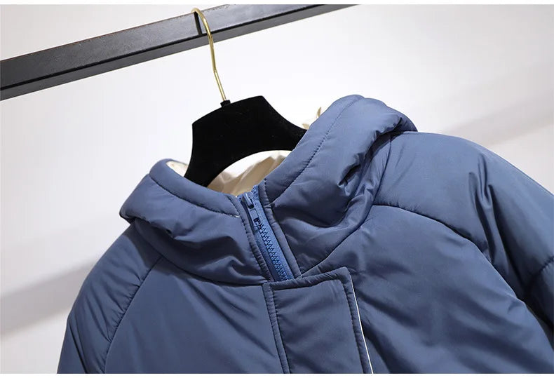 Abrigo Largo Acolchado Con Capucha Para Mujer En Tallas Grandes | Ideal Para Invierno