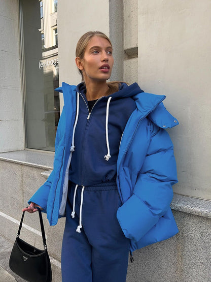 Chaqueta De Invierno Larga Con Capucha Para Mujer | Ideal Para Uso Diario En Invierno