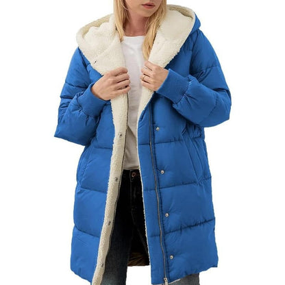 Chaqueta Reversible Con Capucha Para Mujer | Ideal Para Uso Diario En Invierno