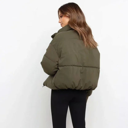 Chaqueta Acolchada Ligera Con Bolsillos Para Mujer | Ideal Para Uso Diario