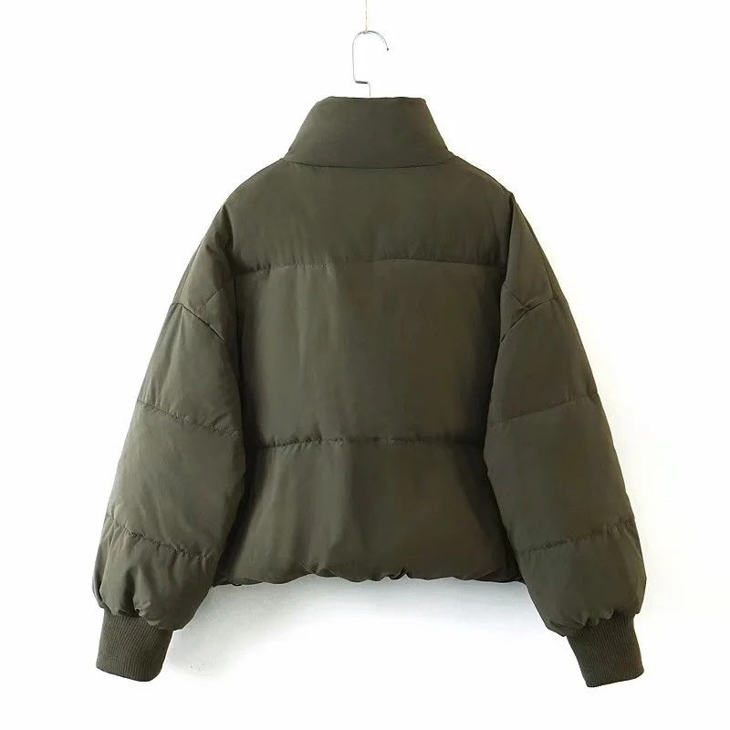 Chaqueta Acolchada Ligera Con Bolsillos Para Mujer | Ideal Para Uso Diario