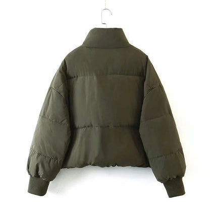 Chaqueta Acolchada Ligera Con Bolsillos Para Mujer | Ideal Para Uso Diario