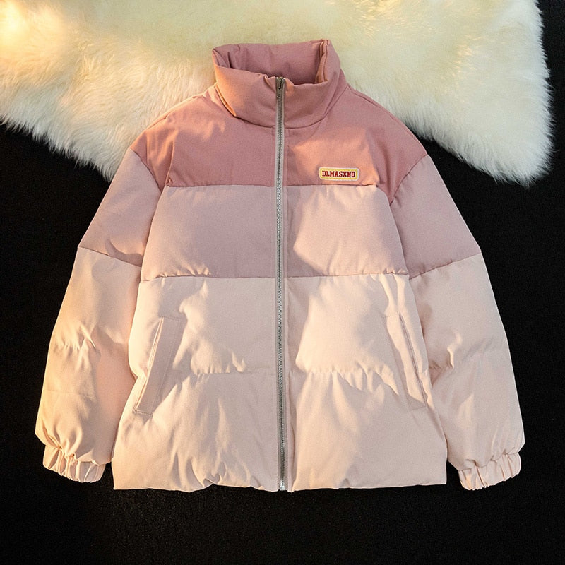 Chaqueta Acolchada con Cremallera y Cuello Alto para Mujer | Ideal para Invierno