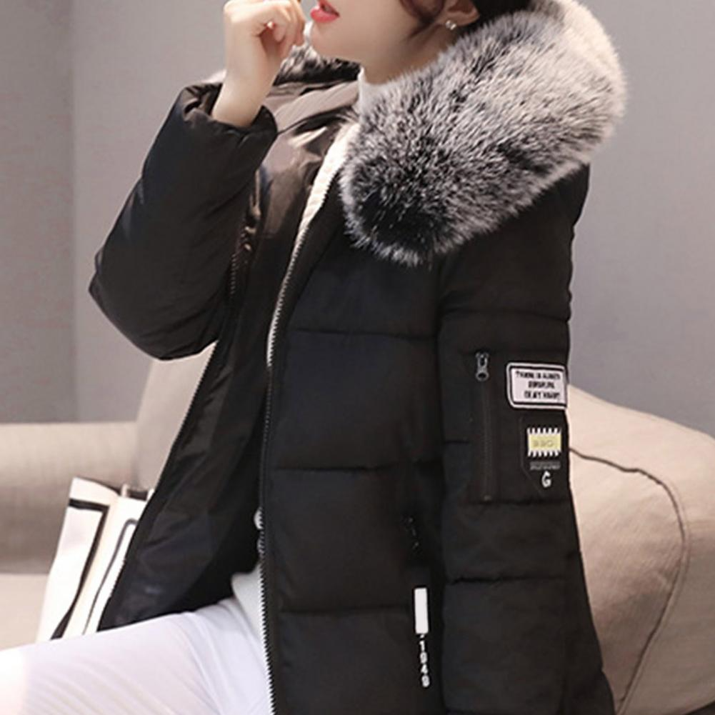 Chaqueta de Invierno con Capucha y Bolsillos con Cremallera para Mujer | Ideal para Uso Diario en Temporadas Frías
