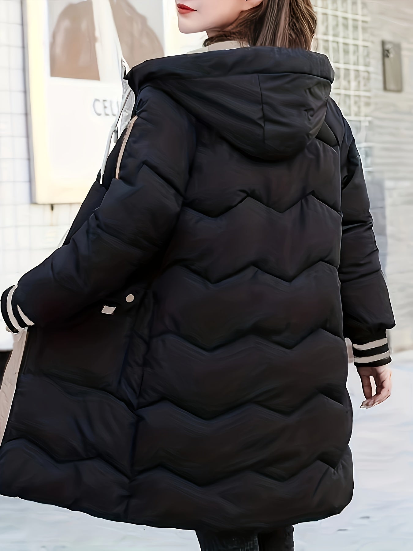 Chaqueta Con Cremallera y Bolsillos De Solapa Para Mujer | Ideal Para Otoño e Invierno