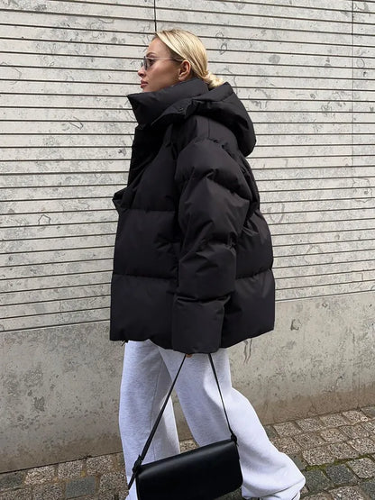 Chaqueta De Invierno Larga Con Capucha Para Mujer | Ideal Para Uso Diario En Invierno